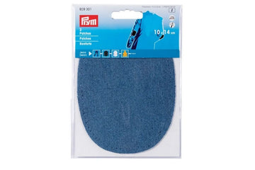 Patches Jeans, aufbügelbar, 10 x 14cm, mittelblau